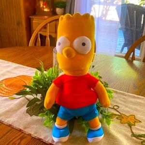 13” Bart Simpson plush toy